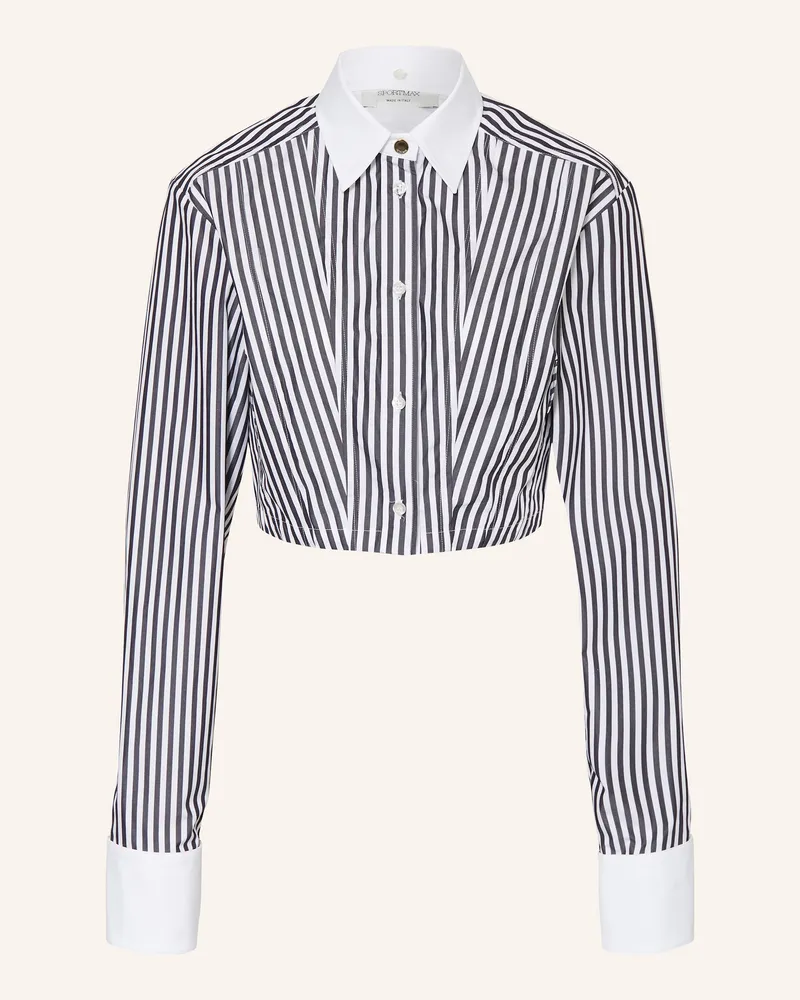 SPORTMAX Cropped-Hemdbluse ABANO Schwarz