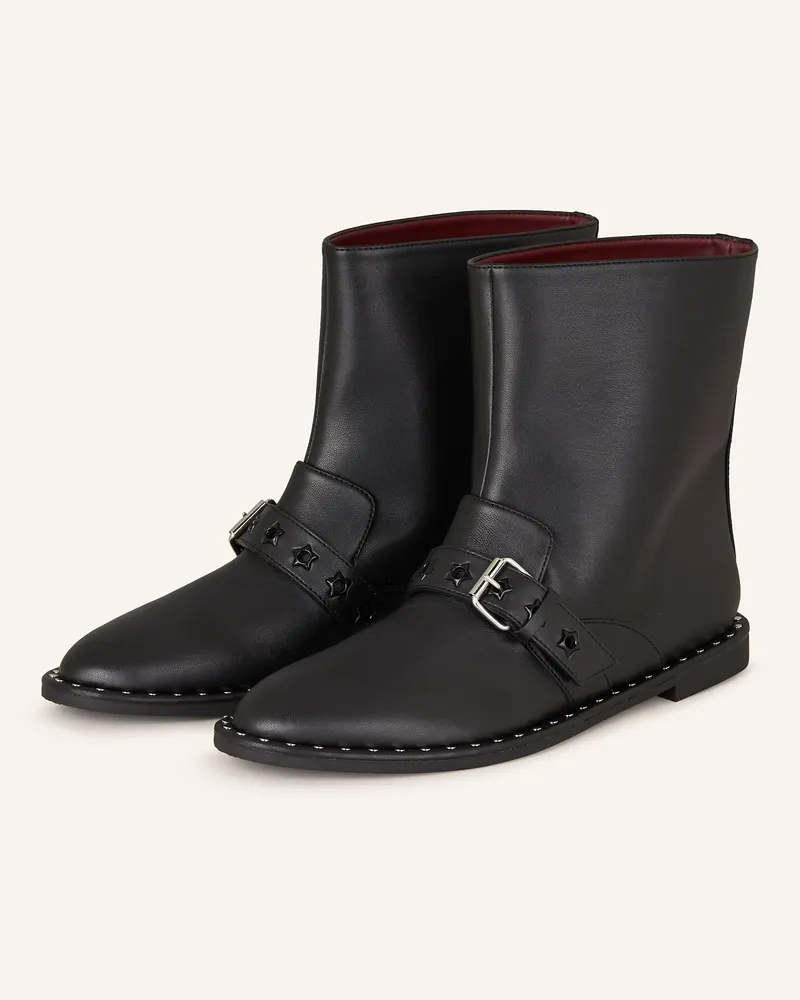 Stella McCartney Biker Boots FALABELLA Schwarz