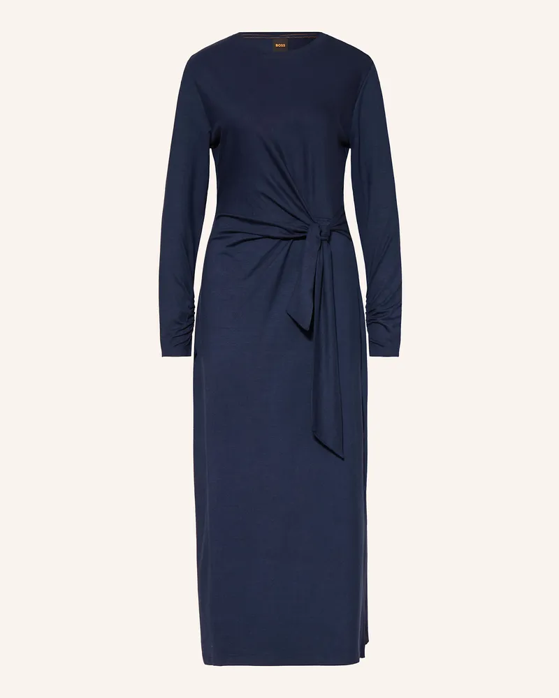 HUGO BOSS Etuikleid Erlot blau Dunkelblau