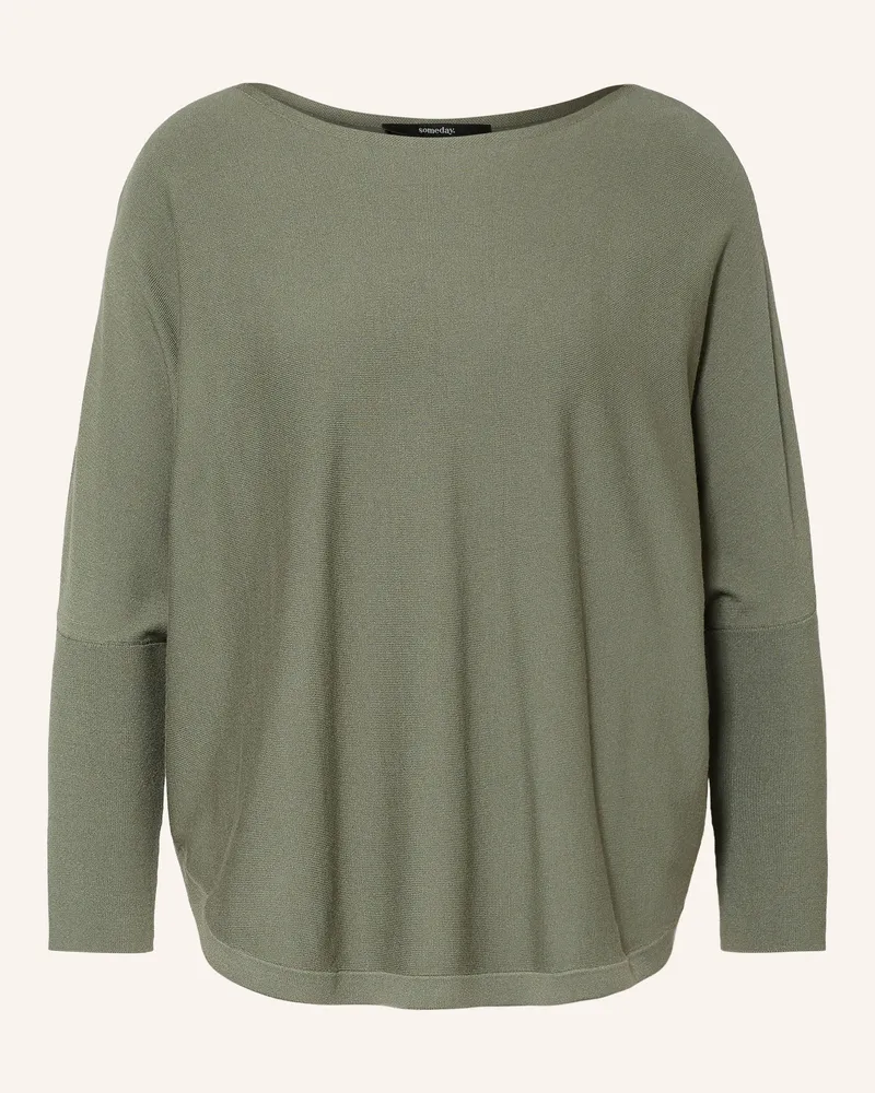 someday. Pullover Tiraja Mit 3/4-Arm gruen Oliv