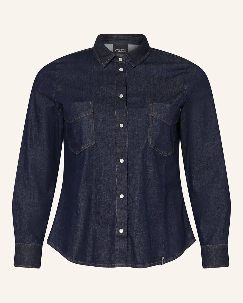 Marina Rinaldi Jeansbluse FALDA Dunkelblau