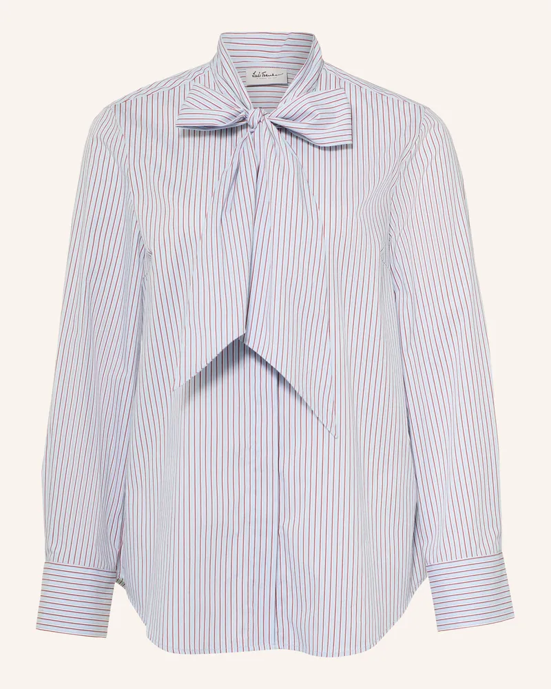 Luis Trenker Schluppenbluse Lubernice blau Hellblau