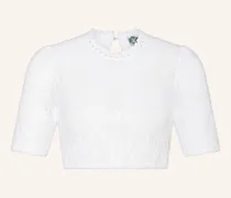 Dirndlbluse Diana Aus Spitze weiss