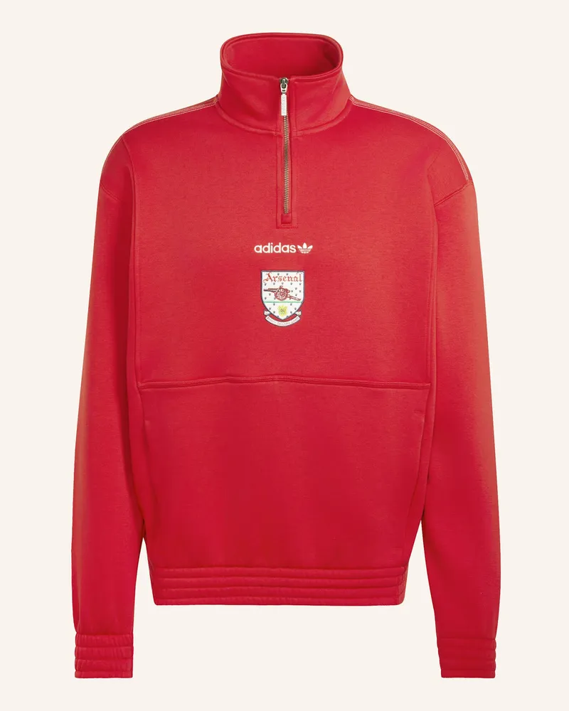 adidas Arsenal Fc Eqt Oberteil, Reissverschluss Bis Zur Brust rot Rot