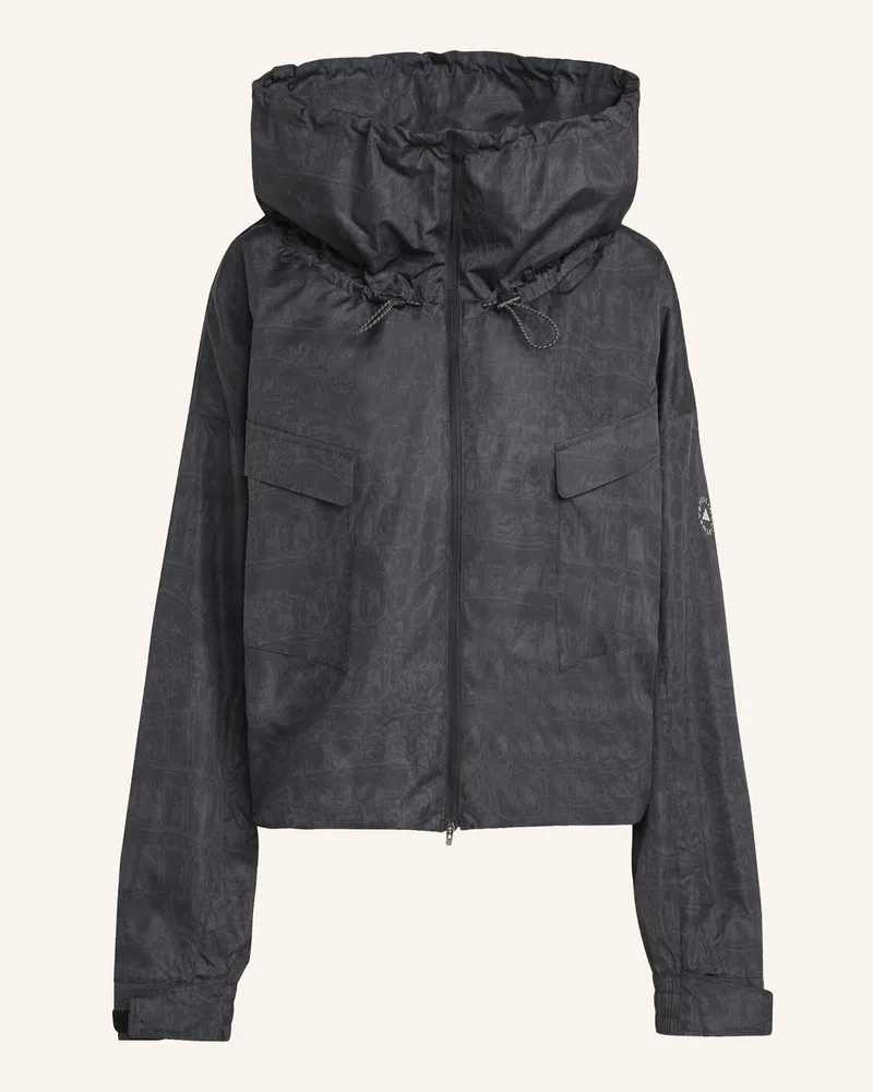 adidas ADIDAS BY STELLA MCCARTNEY ITEM JACKE MIT PRINT Schwarz