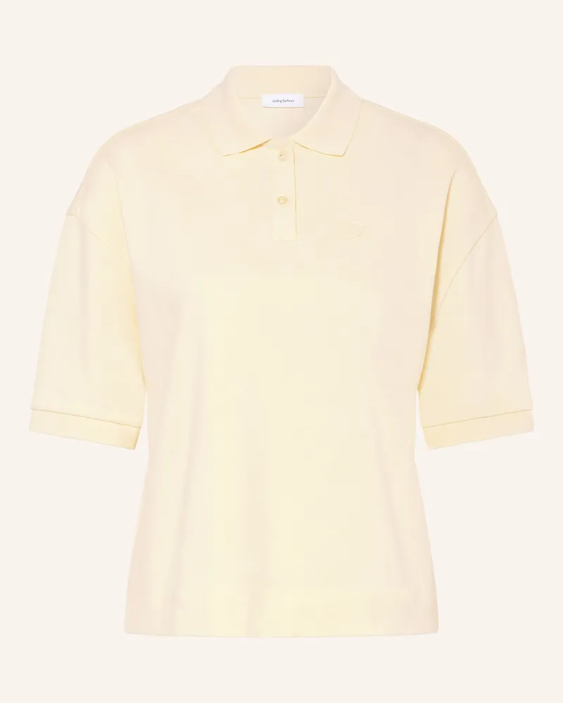 Darling Harbour Piqué-Poloshirt gelb Vanilla