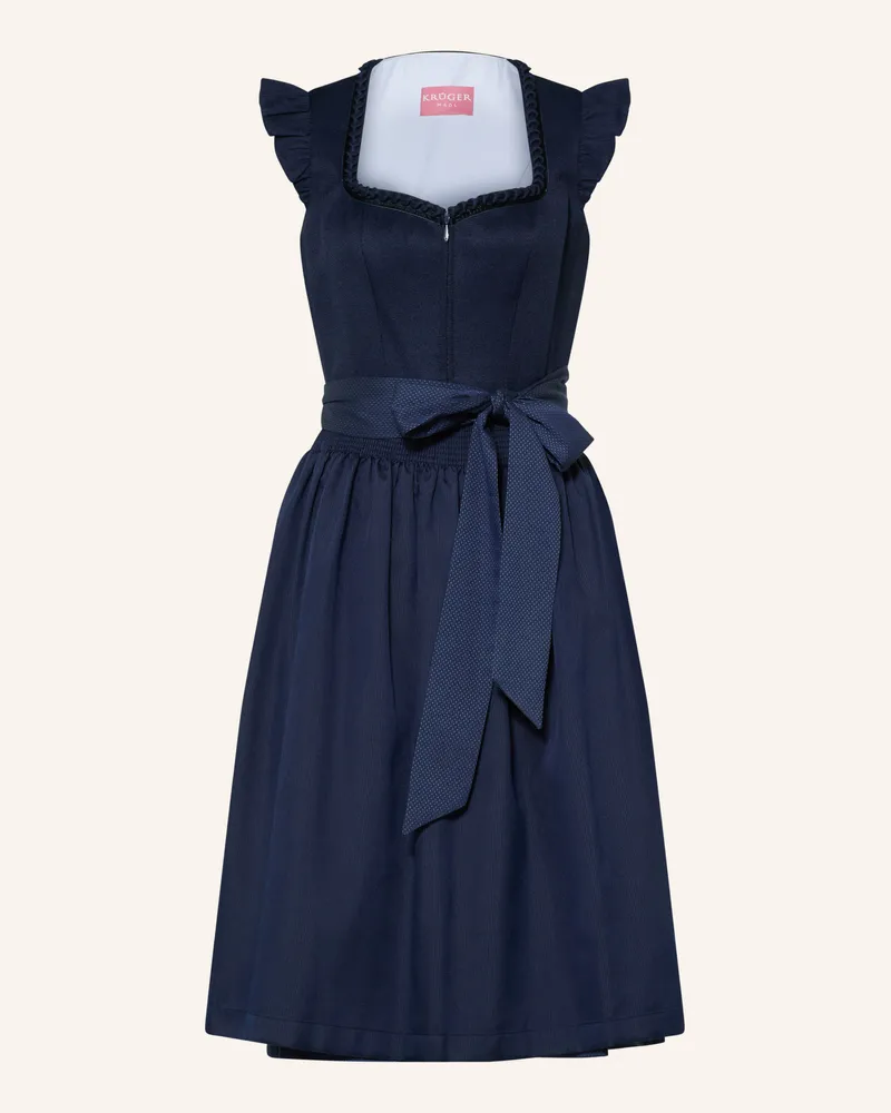 Krüger Dirndl blau Dunkelblau