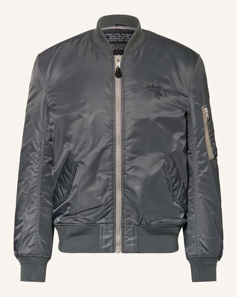 Schott N.Y.C Blouson MA-CAMPS RS Grau