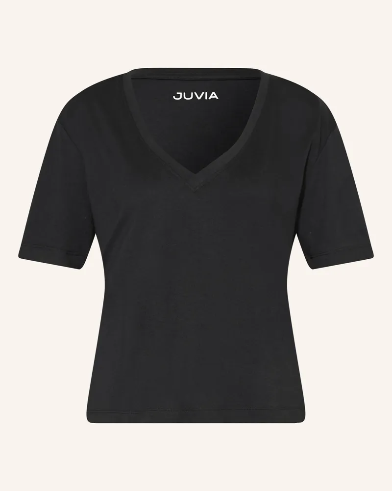Juvia T-Shirt Leevke schwarz Schwarz
