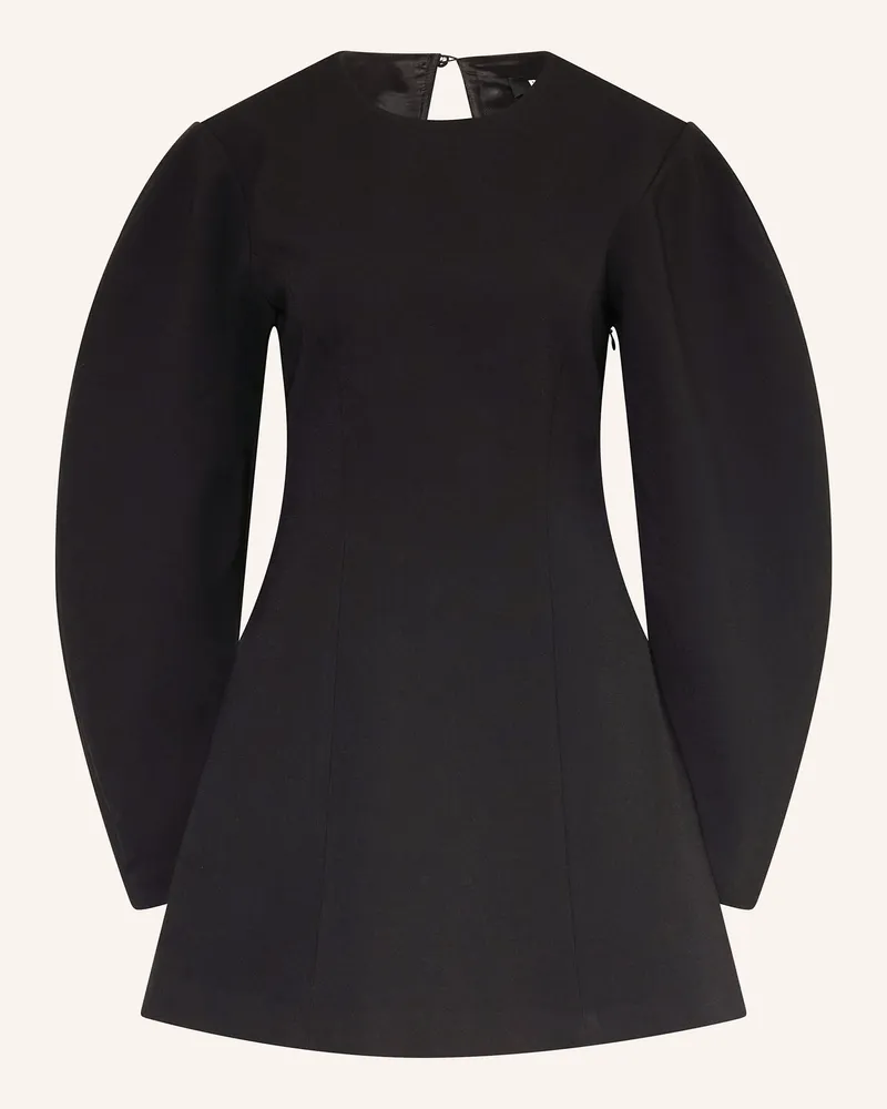 ROTATE Birger Christensen Kleid schwarz Schwarz