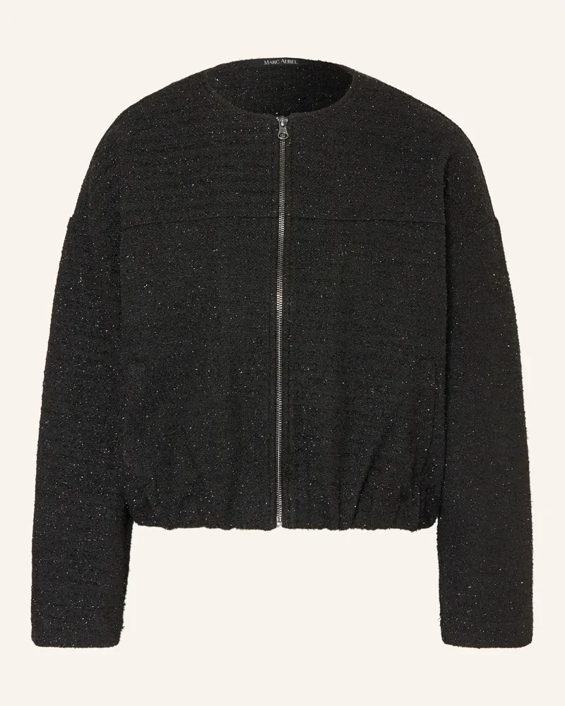 MARC AUREL Blouson Mit Glitzergarn schwarz Schwarz