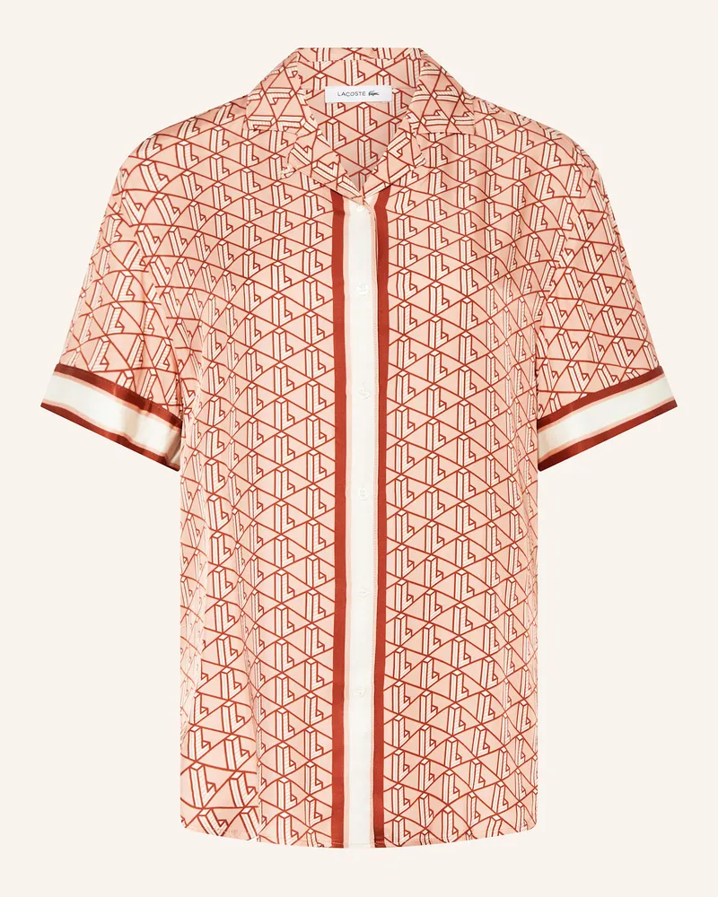 Lacoste Satinbluse Rosa