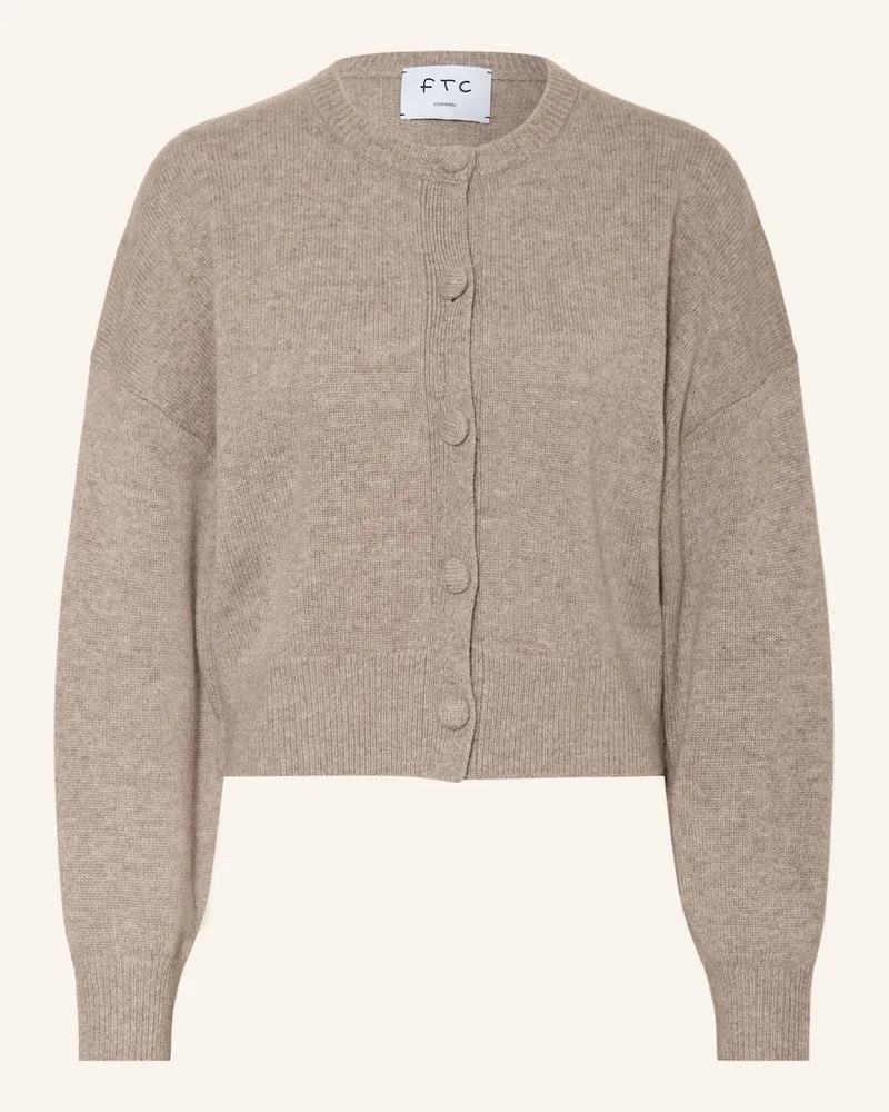FTC Cashmere Strickjacke Aus Cashmere beige Taupe