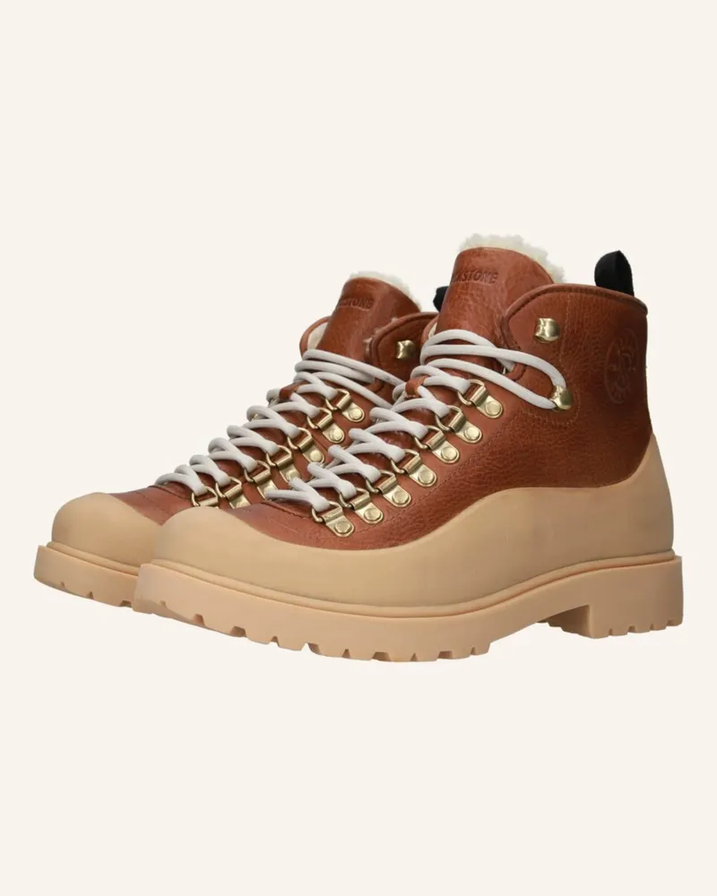 Blackstone Schnürboots braun Cognac