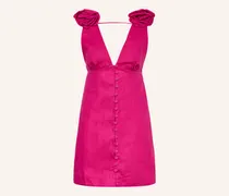 Leinenkleid pink
