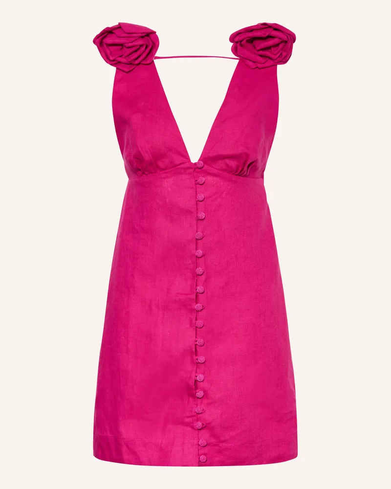 FARM Rio Leinenkleid pink Pink