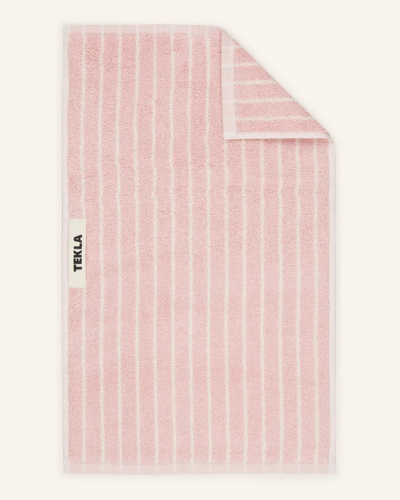 TEKLA Gästehandtuch pink Rosa