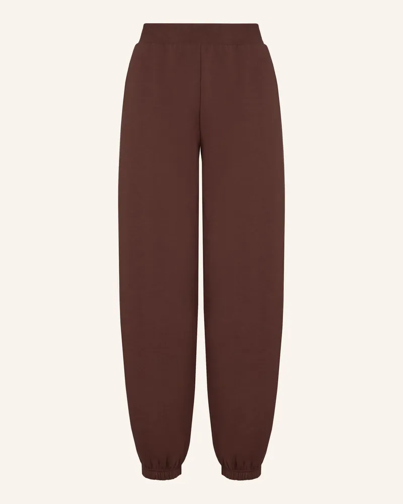 Hunkemöller Schlafhose Brushed Sweat braun Braun