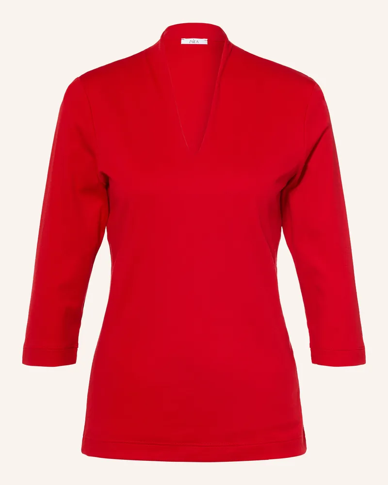 ZAíDA Shirt Mit Kelchkragen rot Rot