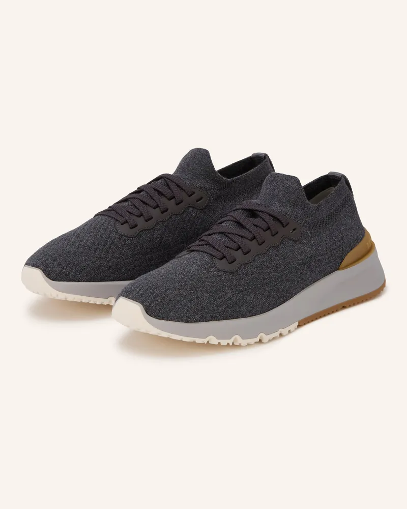 Brunello Cucinelli Sneaker grau Dunkelgrau