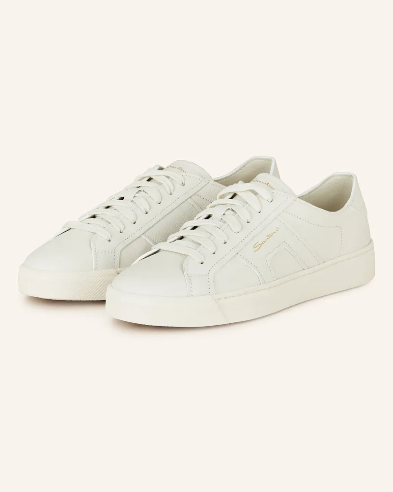 Santoni Sneaker Weiss