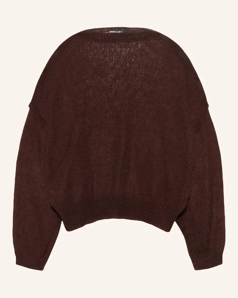 BIMBA Y LOLA Mohair-Pullover braun Braun