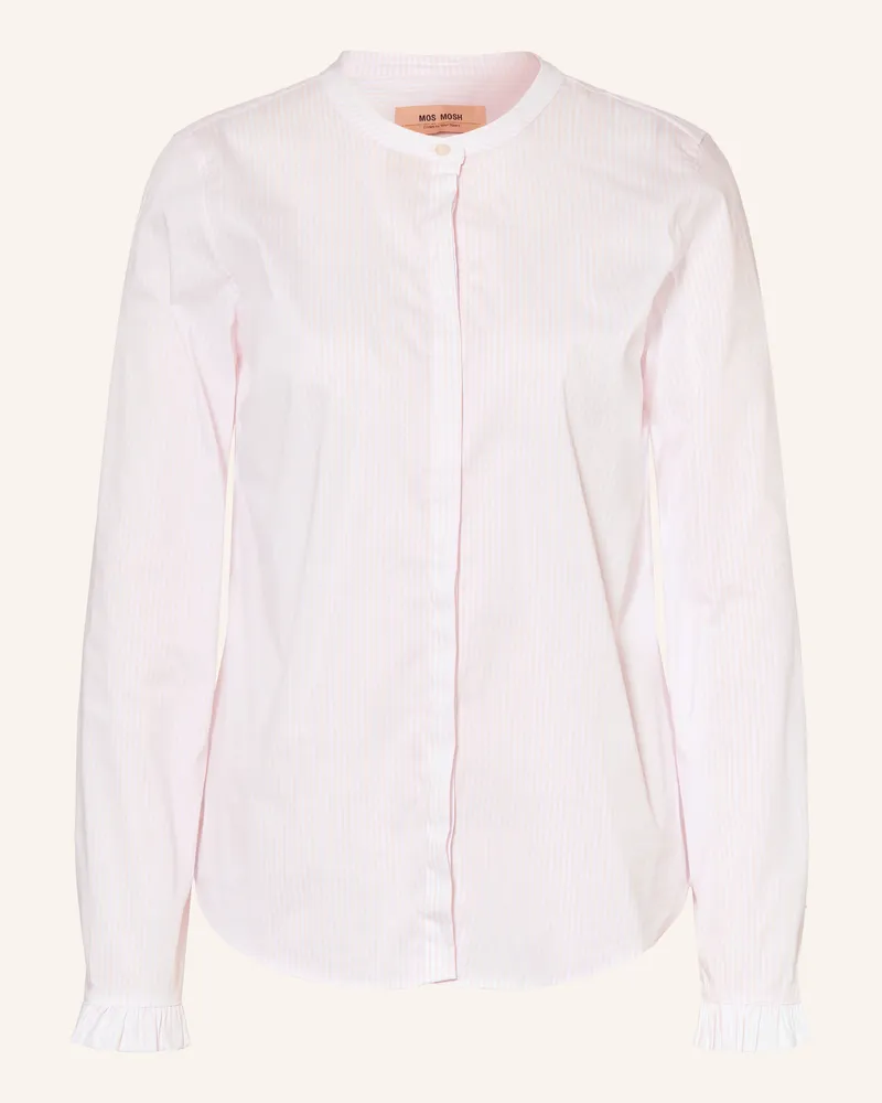 Mos Mosh Bluse Mmmattie rosa Weiss