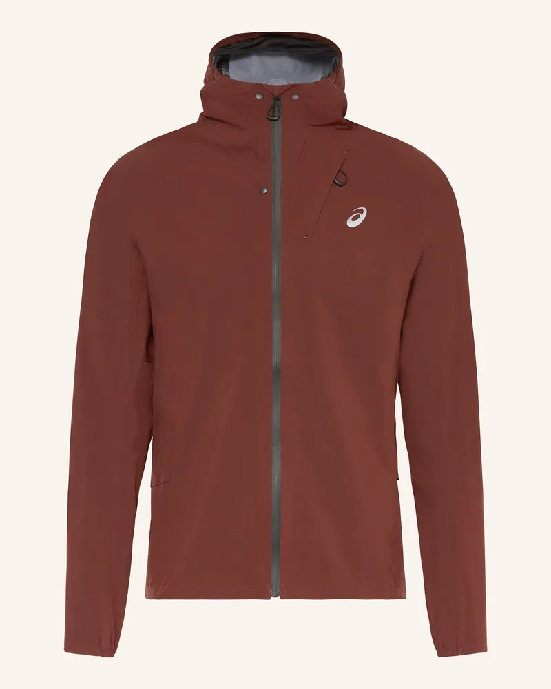 Asics Laufjacke METARUN WATERPROOF Dunkelrot