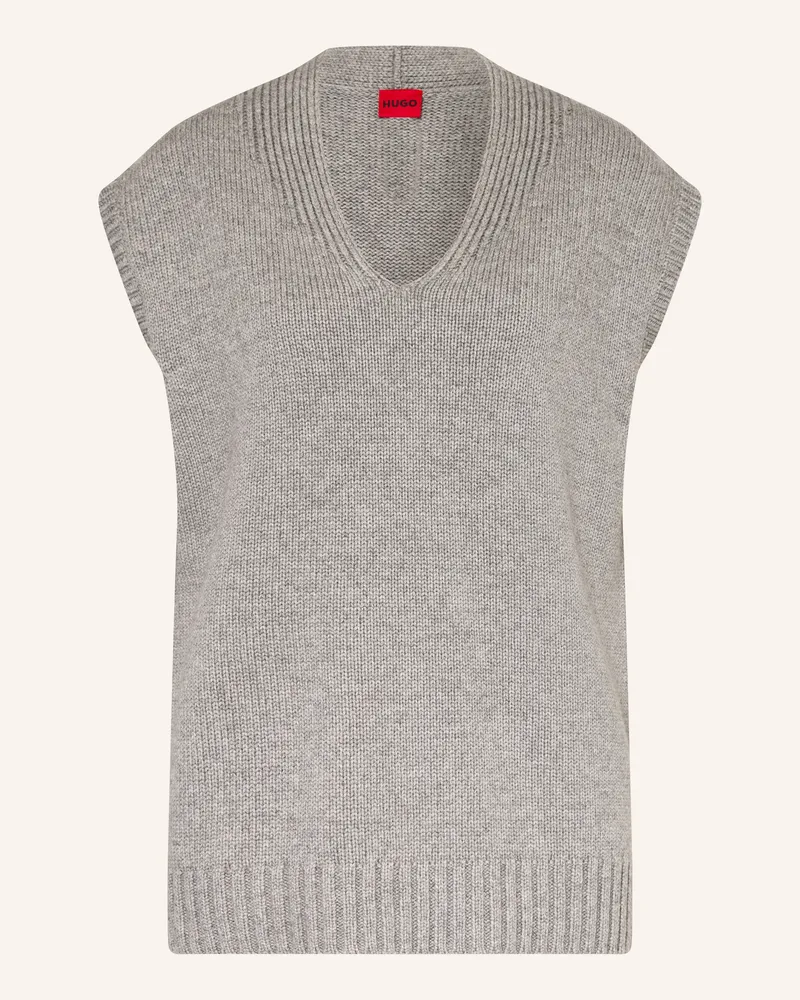 HUGO BOSS Pullunder SLIEGE Grau