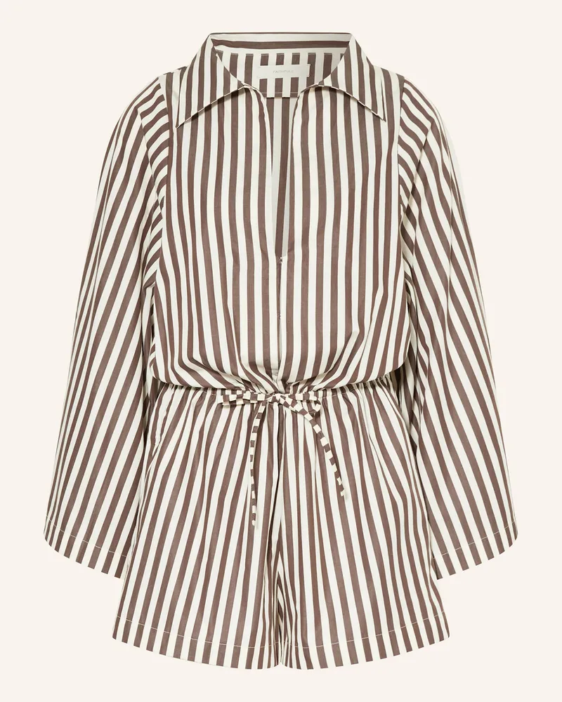 Faithfull The Brand Jumpsuit AKSEL Dunkelbraun
