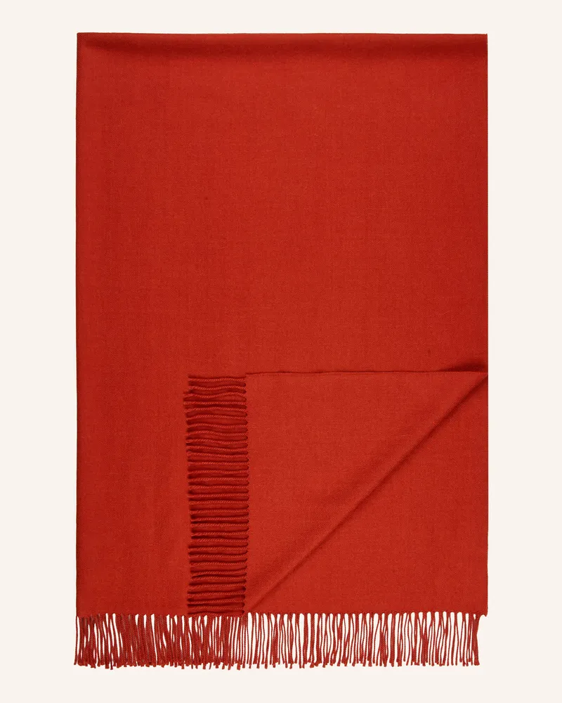 Zoeppritz Alpaka-Plaid Since 1828 Alpaca rot Dunkelrot