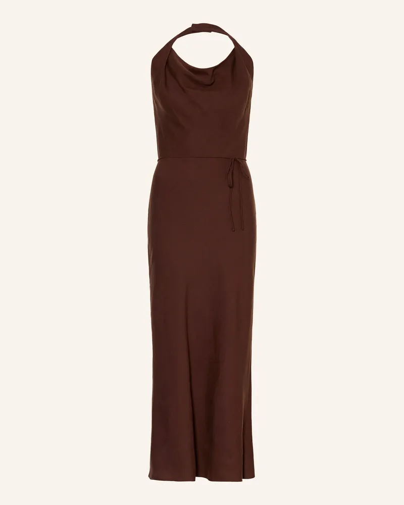 Faithfull The Brand Kleid Izaro braun Dunkelbraun