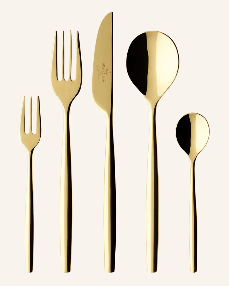 Villeroy & Boch Tafelbesteck 30tlg. Metrochic D'or gold Gold