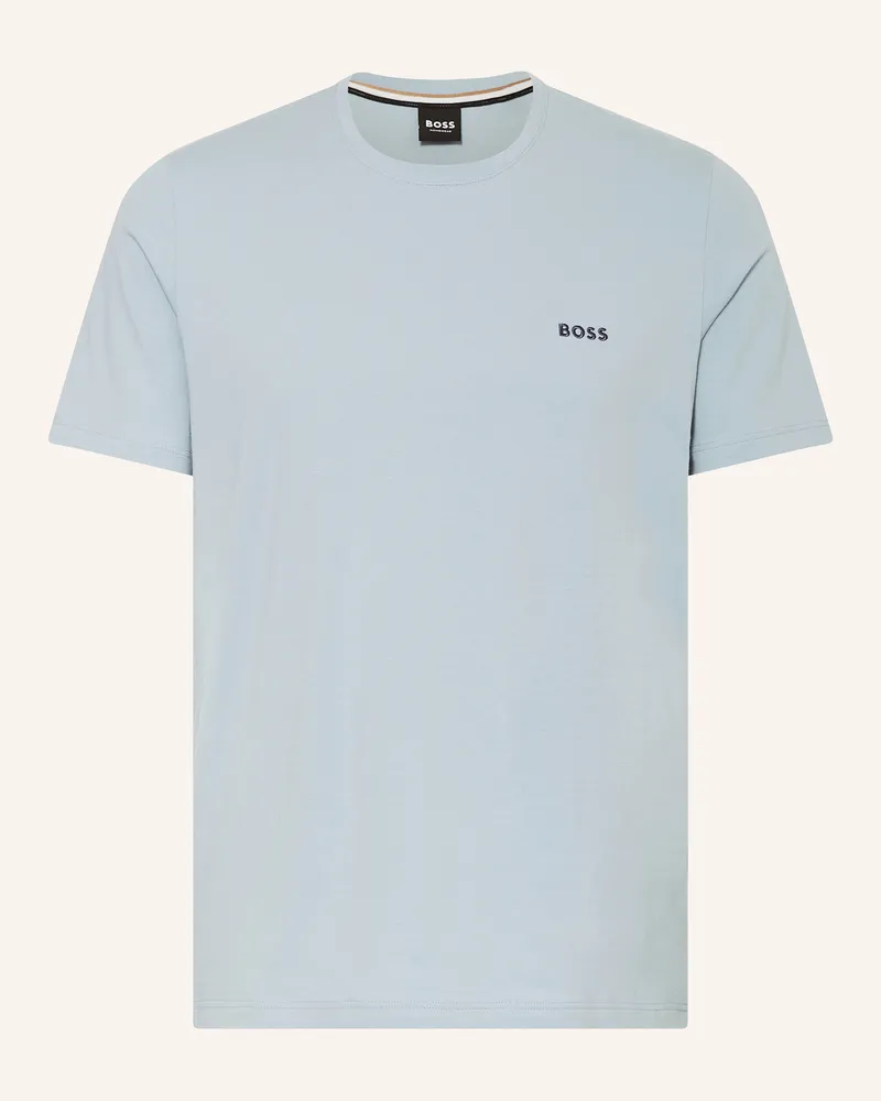 HUGO BOSS Schlafshirt MIX&MATCH Hellblau
