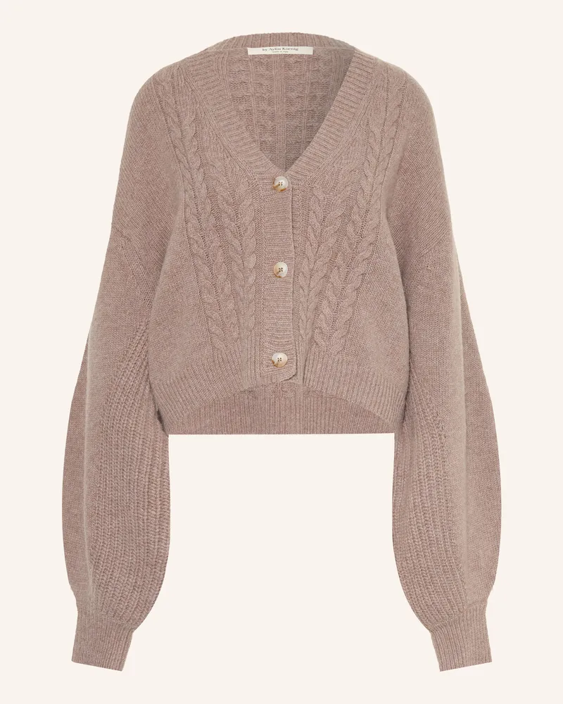 by Aylin Koenig Strickjacke Karla Aus Merinowolle beige Taupe
