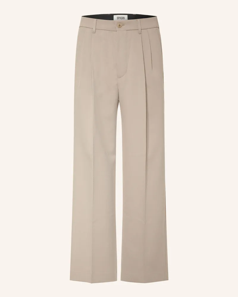 Drykorn Hose Leek Wide Regular Fit beige Beige