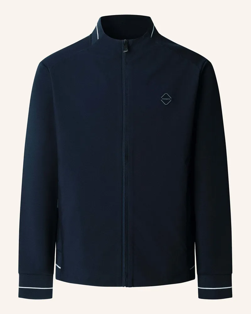 Hackett Sweatshirt Hs Tech Track Fz blau Dunkelblau
