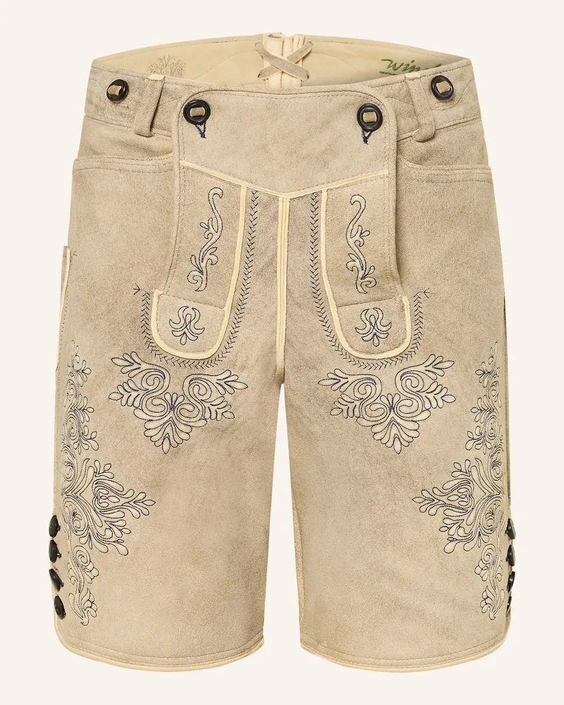 CocoVero Trachten-Lederhose braun Hellbraun