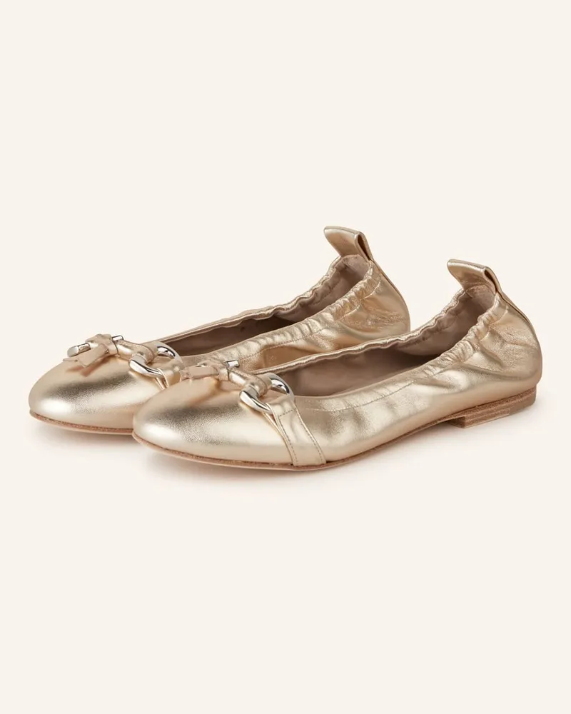 Kennel & Schmenger Ballerinas NELLY - GOLD/ SILBER Gold