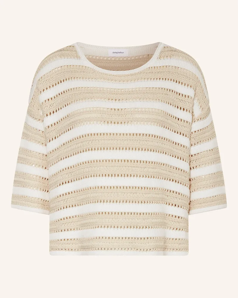 Darling Harbour Pullover mit 3/4-Arm Ecru