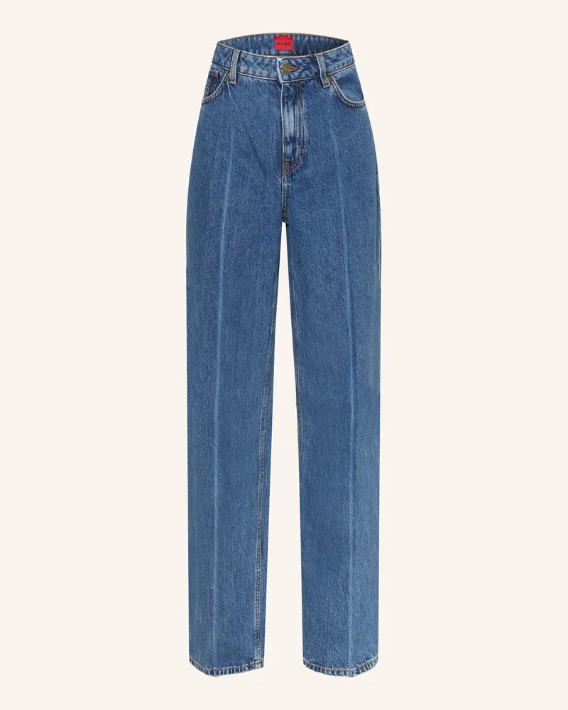 HUGO BOSS Straight Jeans blau 415