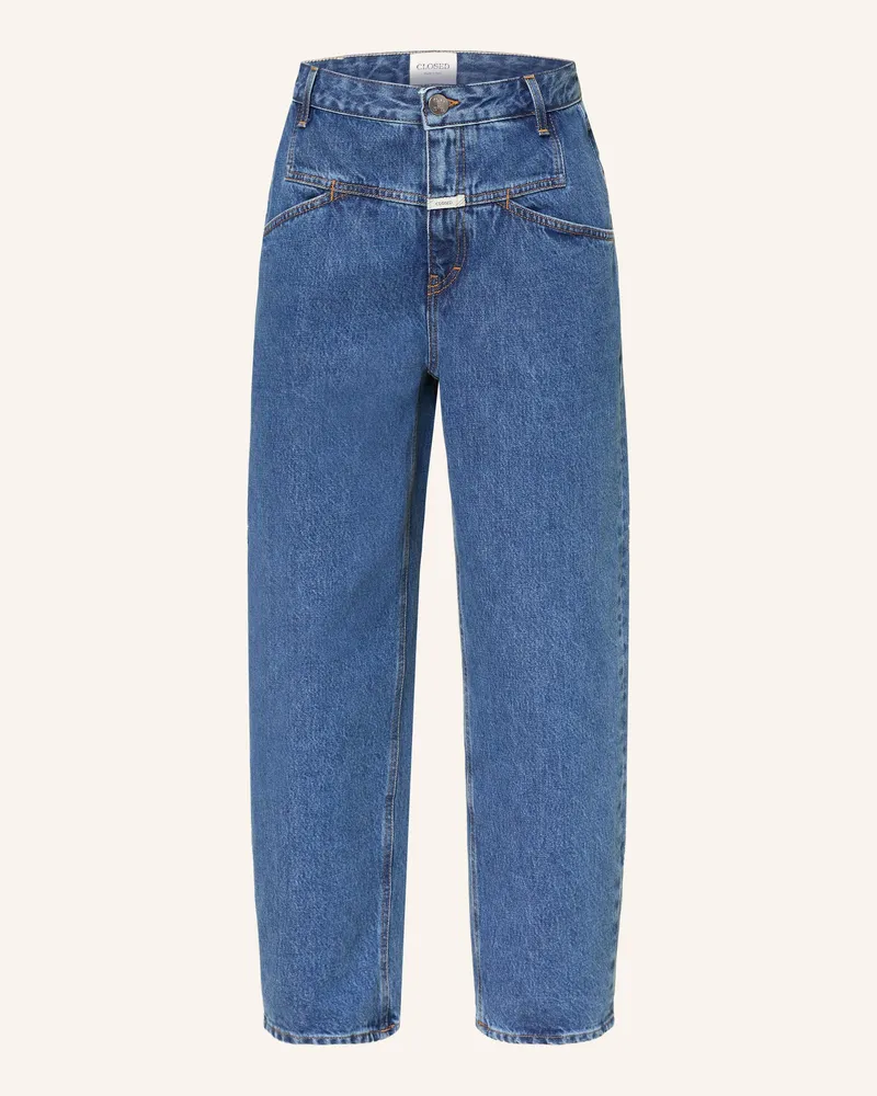 Closed Cropped Jeans Stover-X blau Mbl