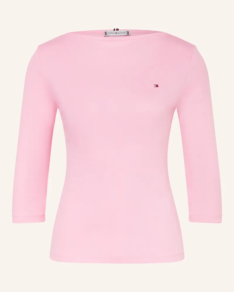 Tommy Hilfiger Shirt mit 3/4-Arm Pink