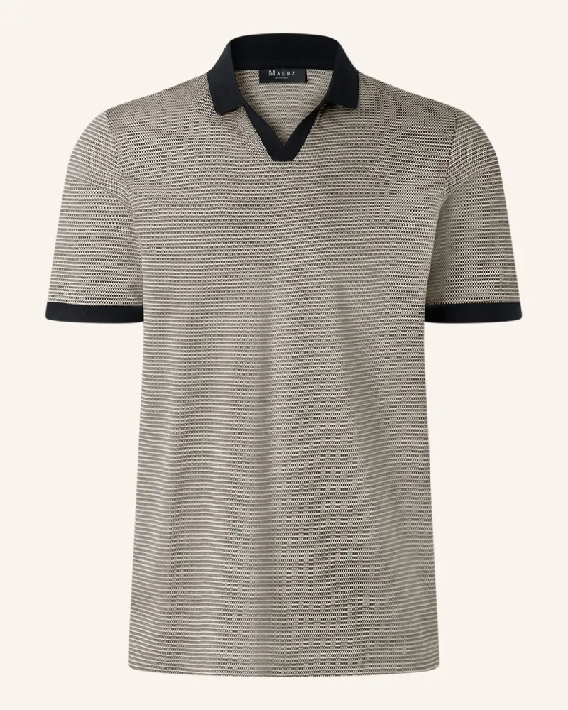 Maerz Jersey-Poloshirt Beige