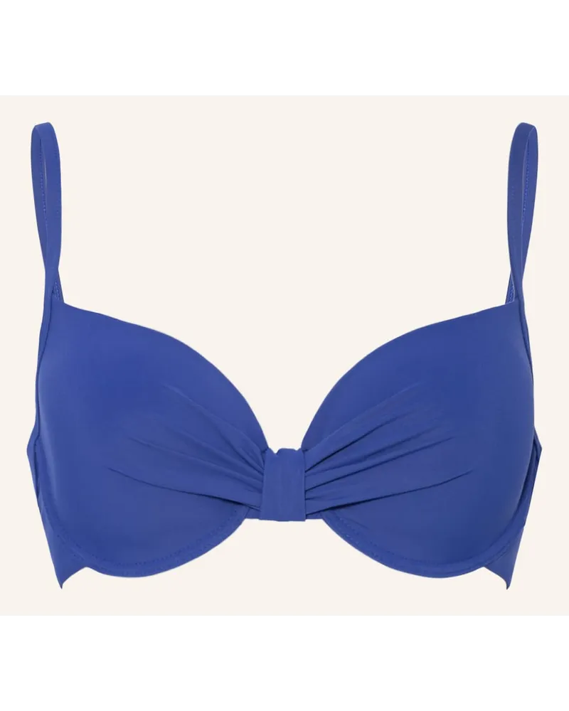 Maryan Mehlhorn Bügel-Bikini-Top SOLIDS Blau