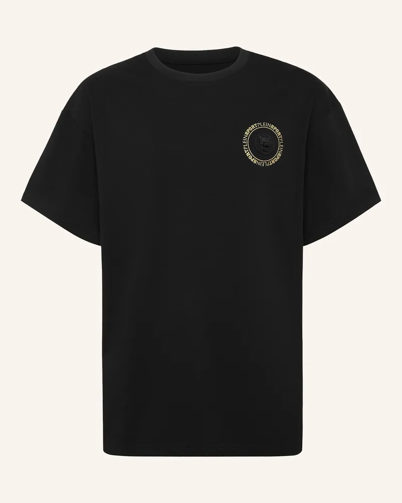 Philipp Plein Plein Sport T-Shirt Rundhalsausschnitt Ss Logo schwarz Schwarz