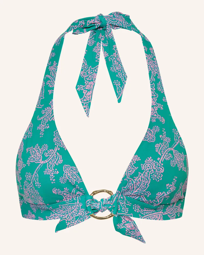 Heidi Klein Neckholder-Bikini-Top SANTA ROSA Grün