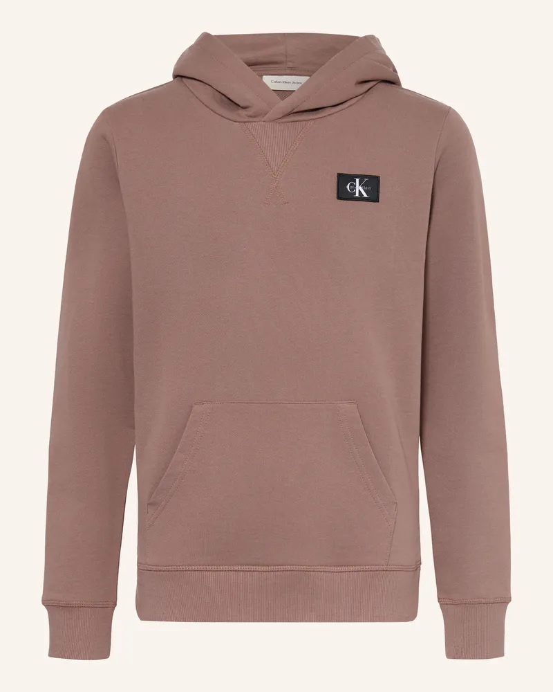 Calvin Klein Hoodie grau Taupe