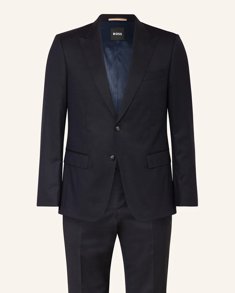 HUGO BOSS Anzug HUGE Slim Fit Dunkelblau