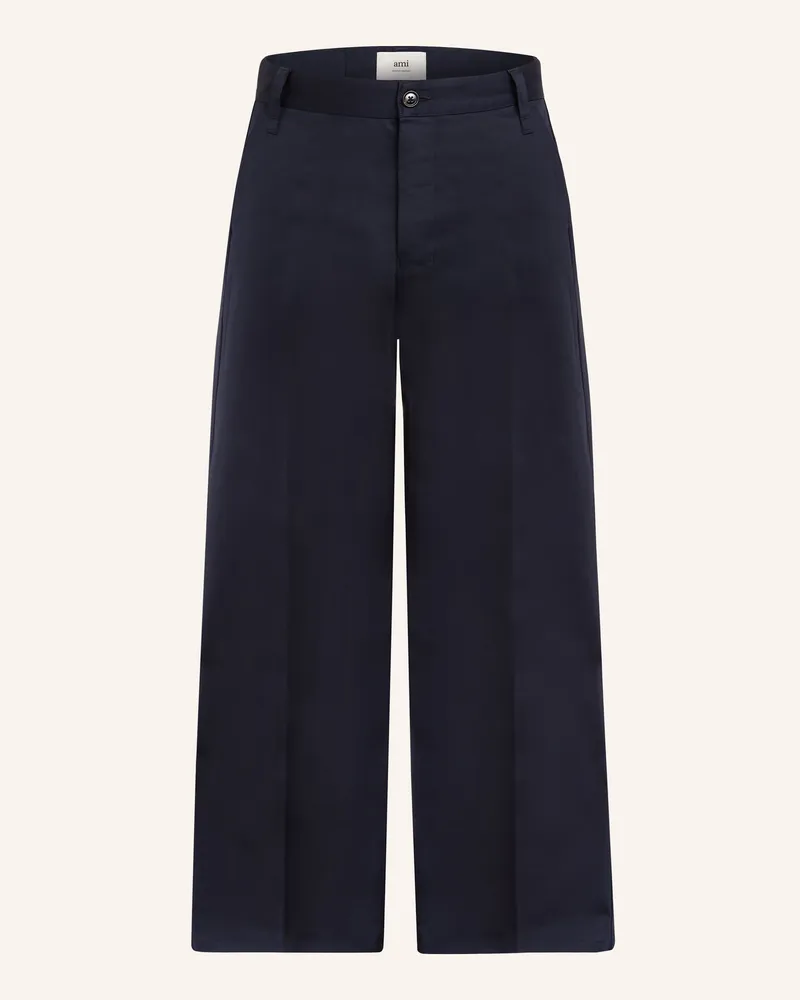 AMI Paris Hose Baggy Fit blau Dunkelblau